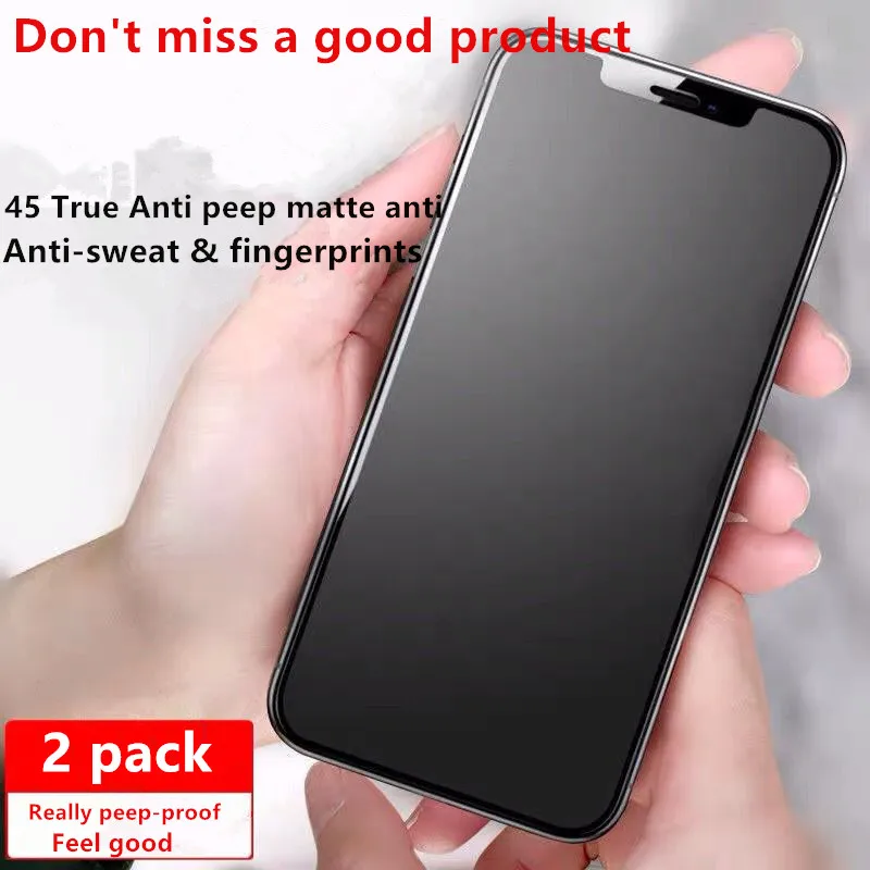 

Private Screen Protector For iPhone 12 11Pro Max X XS MAX XR Anti-spy Tempered Glass For iPhone 6 7 8 plus 12 mini Privacy Glass