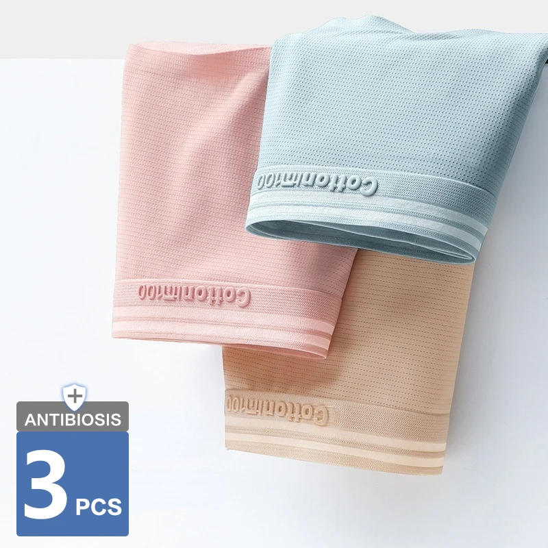 3 PCS Silk Ice Cool Thin Women Soft Fitness Seamless Plus Size Women Lady Solid Colors Home Basic Lingerie Panties Briefs
3 PCS Silk Ice Cool Thin Women Soft Fitness Seamless Plus Size Women Lady Solid Colors Home Basic Lingerie Panties Briefs