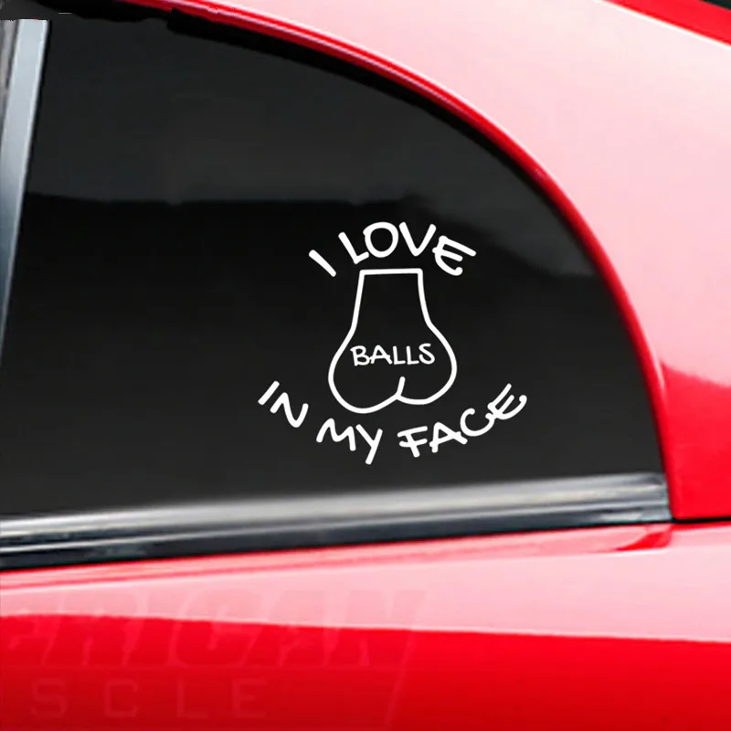 I Love Balls In My Face Car Sticker Motorcycle Car Accessories Cover Scratches Waterproof PVC 15cm X 14cm
I Love Balls In My Face Car Sticker Motorcycle Car Accessories Cover Scratches Waterproof PVC 15cm X 14cm