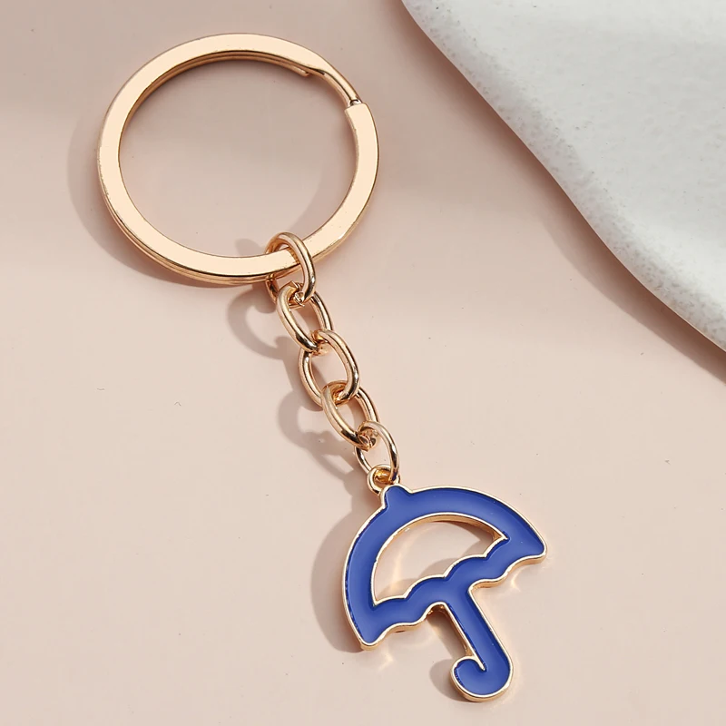 Cute Keychain Blue Umbrella Key Ring Enamel Key Chains Tool Gifts For Women Men Handbag Accessorie DIY Handmade Jewelry
Cute Keychain Blue Umbrella Key Ring Enamel Key Chains Tool Gifts For Women Men Handbag Accessorie DIY Handmade Jewelry
