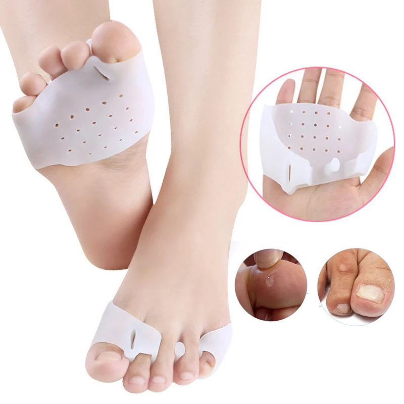 2/1Pair Bunion Corrector Hallux Valgus Silicone Toe Separator Forefoot Cushion Pad Straighten Orthopedic Foot Care Tool Pedicure 
2/1Pair Bunion Corrector Hallux Valgus Silicone Toe Separator Forefoot Cushion Pad Straighten Orthopedic Foot Care Tool Pedicure
