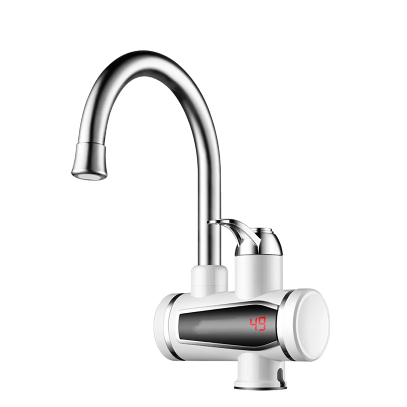 360 Degree Rotation Heating Tap Bathroom Kitchen Electric Water Heater Faucet with Digital Display
360 Degree Rotation Heating Tap Bathroom Kitchen Electric Water Heater Faucet with Digital Display