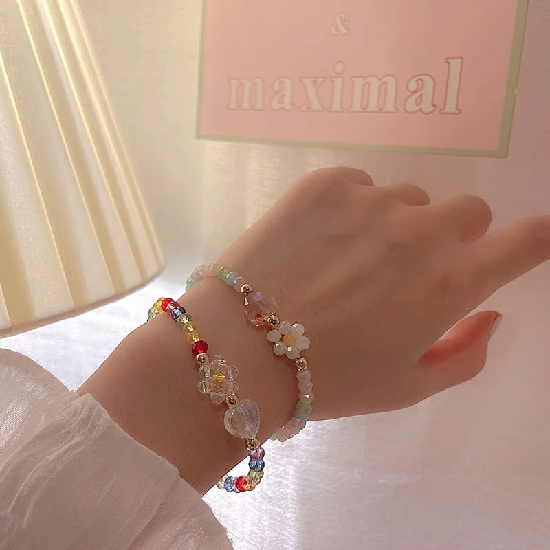 Bohemian Resin Beads Rope Chain Bracelet Sweet Cute Flower Strand Charm Bracelet For Women Girls Jewelry
Bohemian Resin Beads Rope Chain Bracelet Sweet Cute Flower Strand Charm Bracelet For Women Girls Jewelry