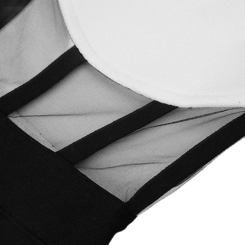 2021 hot style lady bandage jumpsuits black white splicing gauze see-through lady tight fitting full dress skirts
2021 hot style lady bandage jumpsuits black white splicing gauze see-through lady tight fitting full dress skirts