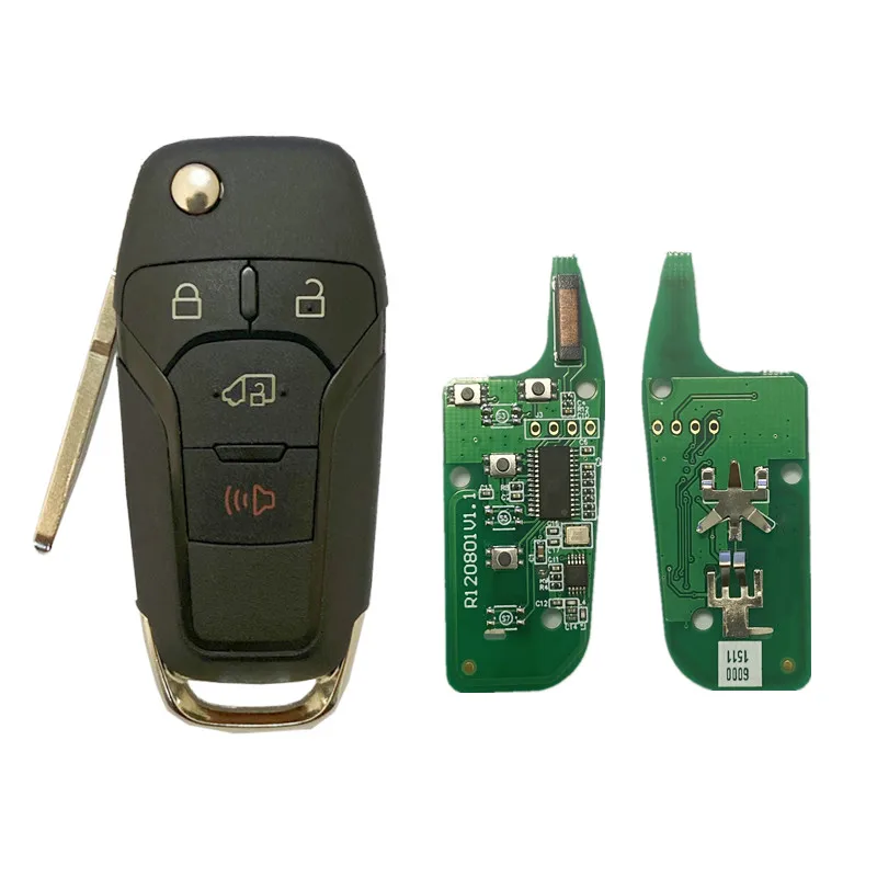 

CN018105 Aftermarket 4 Button 315MHz Ford Transit 2019 2020 Connect 2021 Remote Key Fob FCCID N5F-A08TAA 164-R8236 ID49 Chip
