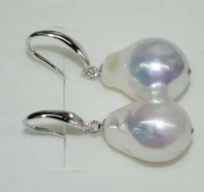 Free Shipping AA++ Luster smooth rare white 11.5-12*14 mm baroque kasumi pearl dangle earring 925
Free Shipping AA++ Luster smooth rare white 11.5-12*14 mm baroque kasumi pearl dangle earring 925