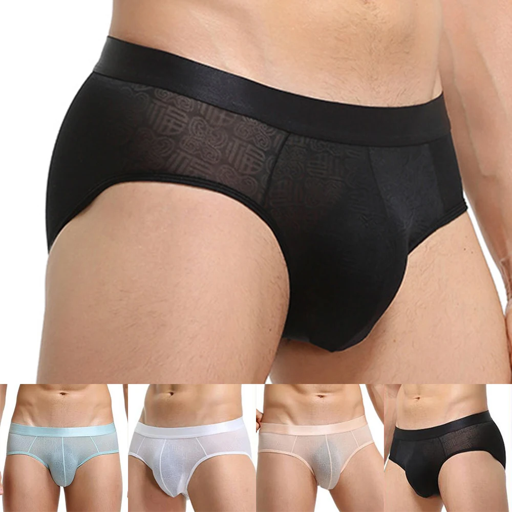 Mens Underwear Soft Sexy Low-Waist Briefs Seamless Breathable Exotic Underpants Slip Hombre Bikini Transparent Print Panties
Mens Underwear Soft Sexy Low-Waist Briefs Seamless Breathable Exotic Underpants Slip Hombre Bikini Transparent Print Panties