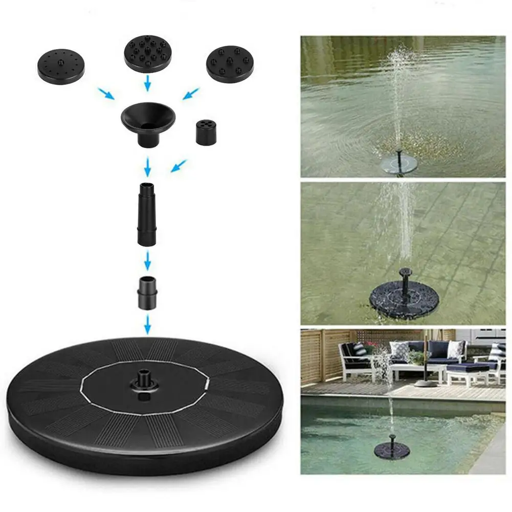 HOT Solar Water Fountain Pump Colorful LED Lights Floating Garden Fountain Pump Swimming Pools Pond Lawn Decor With 6 Nozzles
HOT Solar Water Fountain Pump Colorful LED Lights Floating Garden Fountain Pump Swimming Pools Pond Lawn Decor With 6 Nozzles