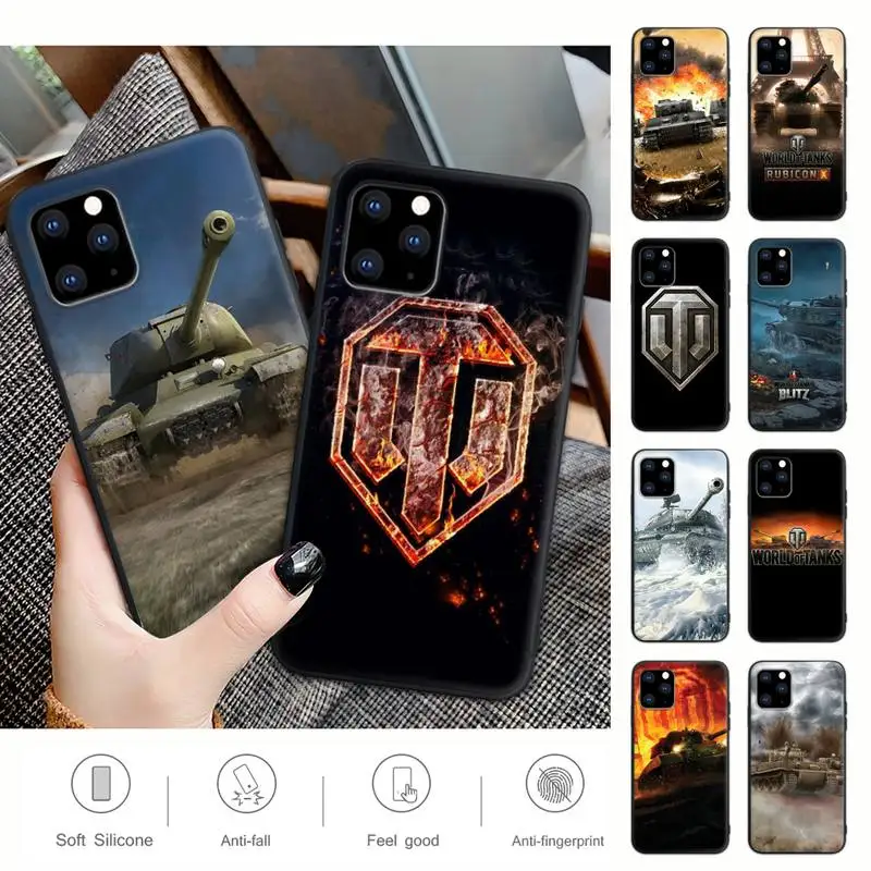 Hot Video Game World Of Tanks Black Rubber Cell Phone Case Cover For IPhone 12 11 Pro Max Xs X Xr 7 8 6 6s Plus 5 5s Se 2020
Hot Video Game World Of Tanks Black Rubber Cell Phone Case Cover For IPhone 12 11 Pro Max Xs X Xr 7 8 6 6s Plus 5 5s Se 2020