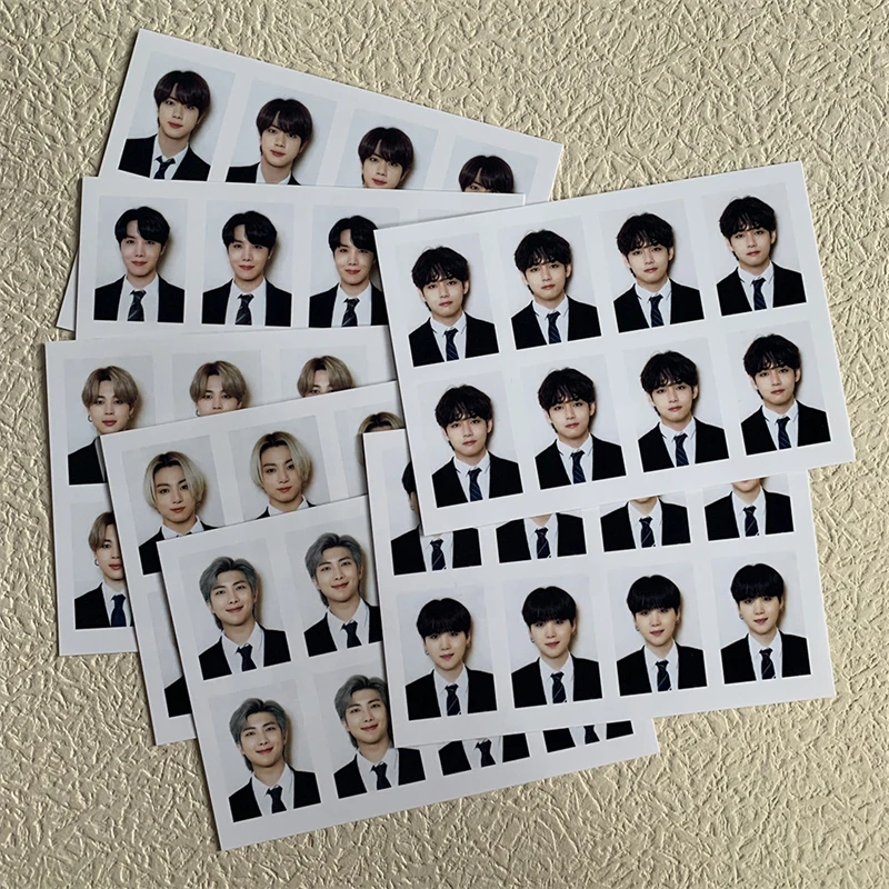 KPOP Bangtan Boys One Inch Photo JIN JUNGKOOK SUGA JIMIN RM Photocards KIT Passport Photos For Fans Collection J98
KPOP Bangtan Boys One Inch Photo JIN JUNGKOOK SUGA JIMIN RM Photocards KIT Passport Photos For Fans Collection J98