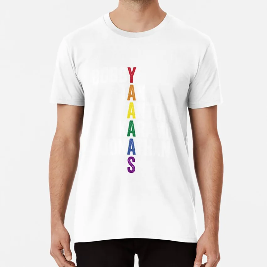 Queer Eye Yaaas Fab 5 Names T shirt gay lgbt lgbtq lgbtqi lgbtqia lesbian gays lesbians pride proud Oversized Asian Size S~5XL | Мужская