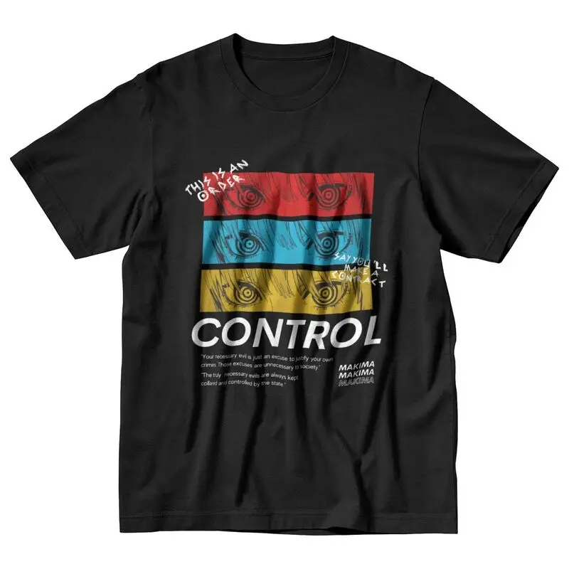 Classic Chainsaw Man T Shirt Men Short-Sleeve Anime Manga Makima Denji T-shirt Casual Tee Soft Cotton Regular Fit Tshirts Merch
Classic Chainsaw Man T Shirt Men Short-Sleeve Anime Manga Makima Denji T-shirt Casual Tee Soft Cotton Regular Fit Tshirts Merch