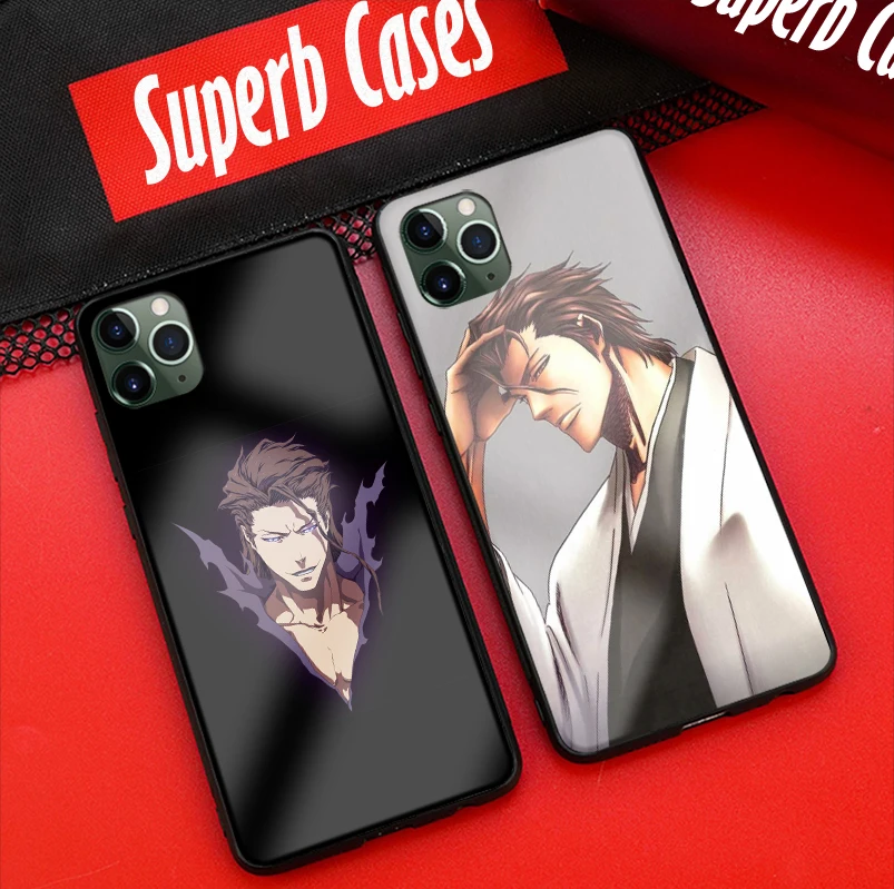 Чехол для телефона Sosuke Aizen bleach anime мягкий силиконовый стеклянный чехол Apple iPhone 6 6s 7