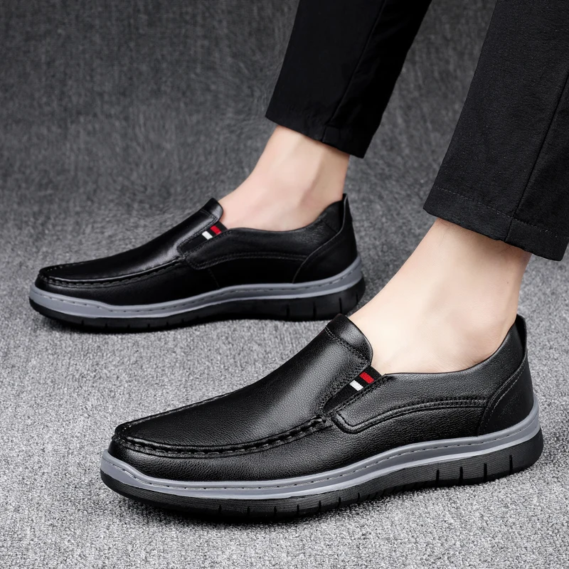 Men Genuine Leather Shoes Black Casual Shoes High Quality Men Moccasins Man Sneakers Daily Walking Driving Loafers Shoes
Men Genuine Leather Shoes Black Casual Shoes High Quality Men Moccasins Man Sneakers Daily Walking Driving Loafers Shoes