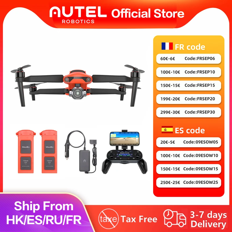Autel Robotics EVO 2 II Pro 8K/6K Original RC Drone 4K Ultra HD Camera 60fps 9KM 35 min Flight Professional Aerial Photography
Autel Robotics EVO 2 II Pro 8K/6K Original RC Drone 4K Ultra HD Camera 60fps 9KM 35 min Flight Professional Aerial Photography