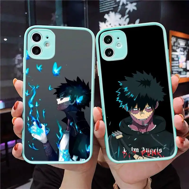 My Hero Academia dabi Phone Case For iPhone 12 11 Mini Pro XR XS Max 7 8 Plus X Matte transparent blue Back Cover
My Hero Academia dabi Phone Case For iPhone 12 11 Mini Pro XR XS Max 7 8 Plus X Matte transparent blue Back Cover