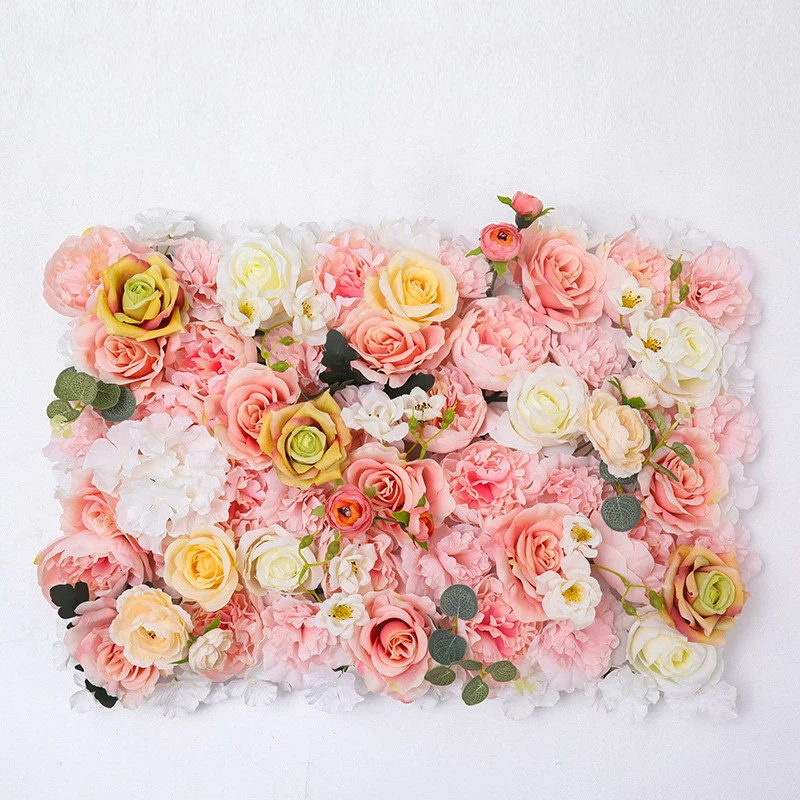 

40*60cm Dahlia Rose Artificial Flower Wall Panel Decor Backdrop Wedding Party Event Birthday Shop Scene Layout Customizable