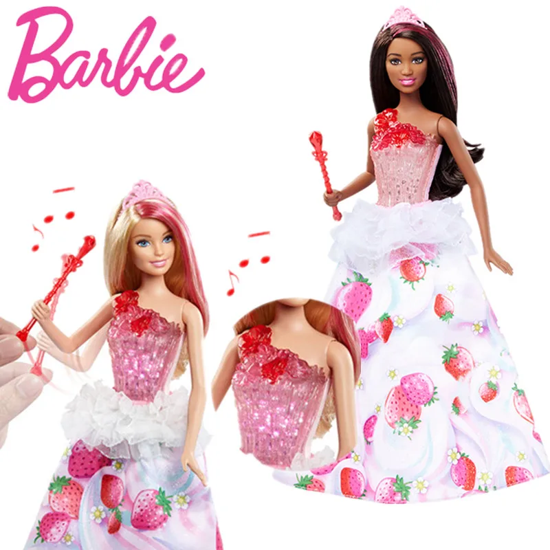 Original Barbie Dreamtopia Dolls Barbie Sweetheart Doll Set With Rainbow Lights For Girls Gift Play House Toy DYX27
Original Barbie Dreamtopia Dolls Barbie Sweetheart Doll Set With Rainbow Lights For Girls Gift Play House Toy DYX27