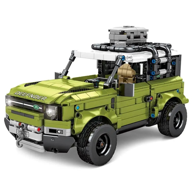 The 1:14 Green 1286PCS Off Road SUV Car Vehicle Model Building Blocks Technical Bricks MOC Set Gifts Educational Toys For Kids 
The 1:14 Green 1286PCS Off Road SUV Car Vehicle Model Building Blocks Technical Bricks MOC Set Gifts Educational Toys For Kids