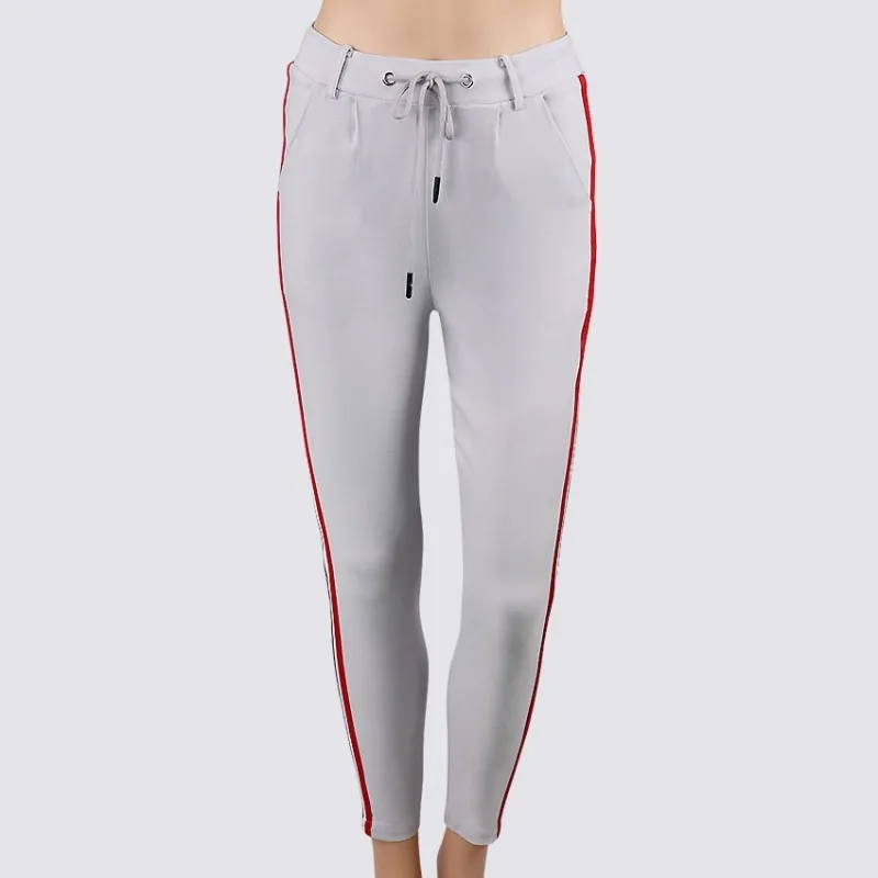 2020 New Winter Womens Pencil Pants Fashion Solid Side Stripe Mid Waist Straight Pants Female Casual Drawstring Waist Trousers
2020 New Winter Womens Pencil Pants Fashion Solid Side Stripe Mid Waist Straight Pants Female Casual Drawstring Waist Trousers
