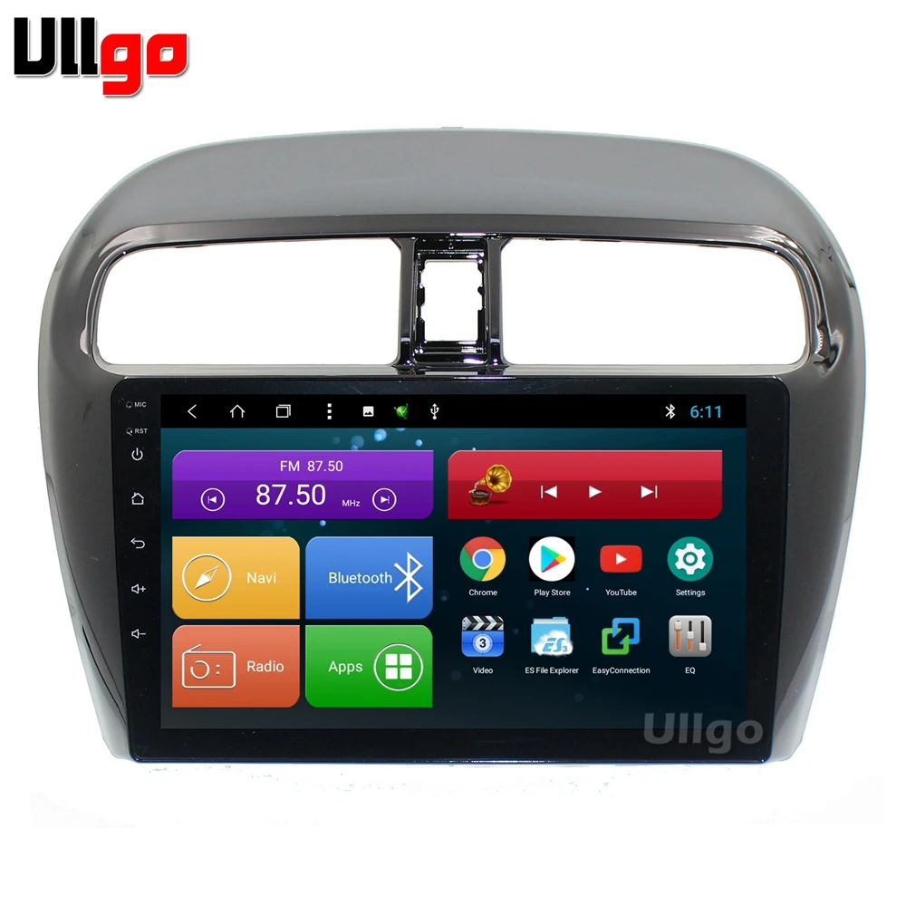 9 дюймовый Octa Core Android автомобильный DVD GPS для Mitsubishi Mirage Авторадио Головной блок с