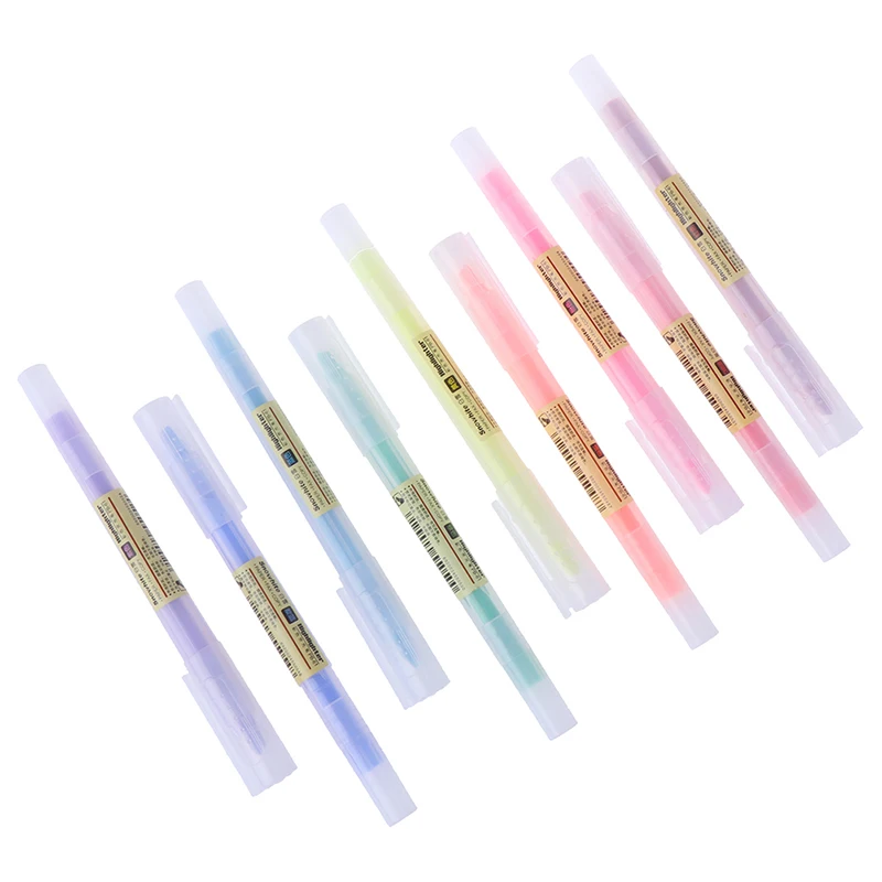 High Quality 9 colors Transparent Highlighter Student School Office Stationery Fluorescent art Marker Pen New
High Quality 9 colors Transparent Highlighter Student School Office Stationery Fluorescent art Marker Pen New