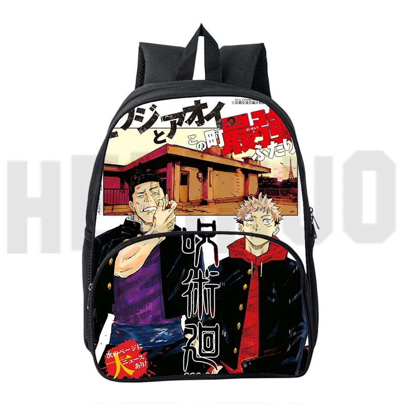 

Sac A Dos Mochila 3D Jujutsu Kaisen Backpacks Anime Children Yuji Itadori School Bags for Kids Canvas Backpack Women 16 Inch