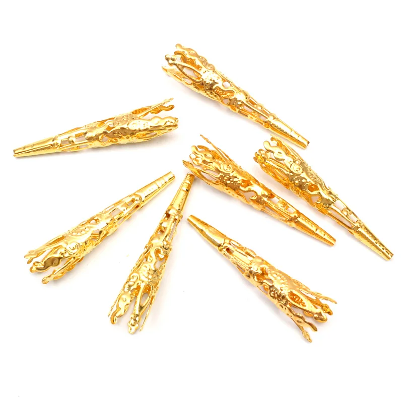 50pcs 42x10mm Golden Beads End Caps Hollow Out Flower Loose Spacer Beads For Jewelry Making Finding Diy Accessories
50pcs 42x10mm Golden Beads End Caps Hollow Out Flower Loose Spacer Beads For Jewelry Making Finding Diy Accessories