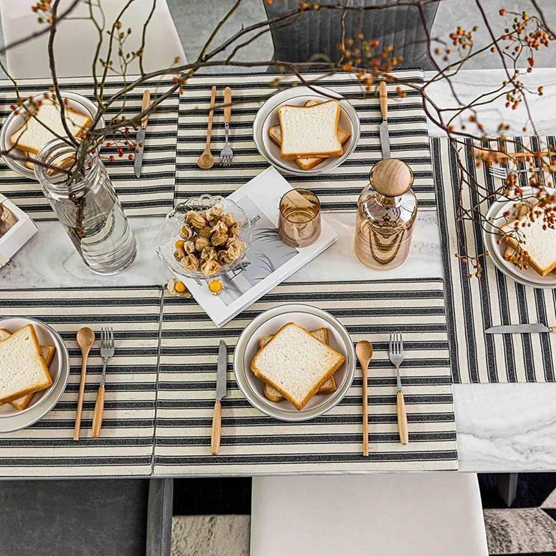 Farmhouse PlacematsTable Mats Resistant Dining Table Mats for Kitchen Table Set of 6
Farmhouse PlacematsTable Mats Resistant Dining Table Mats for Kitchen Table Set of 6