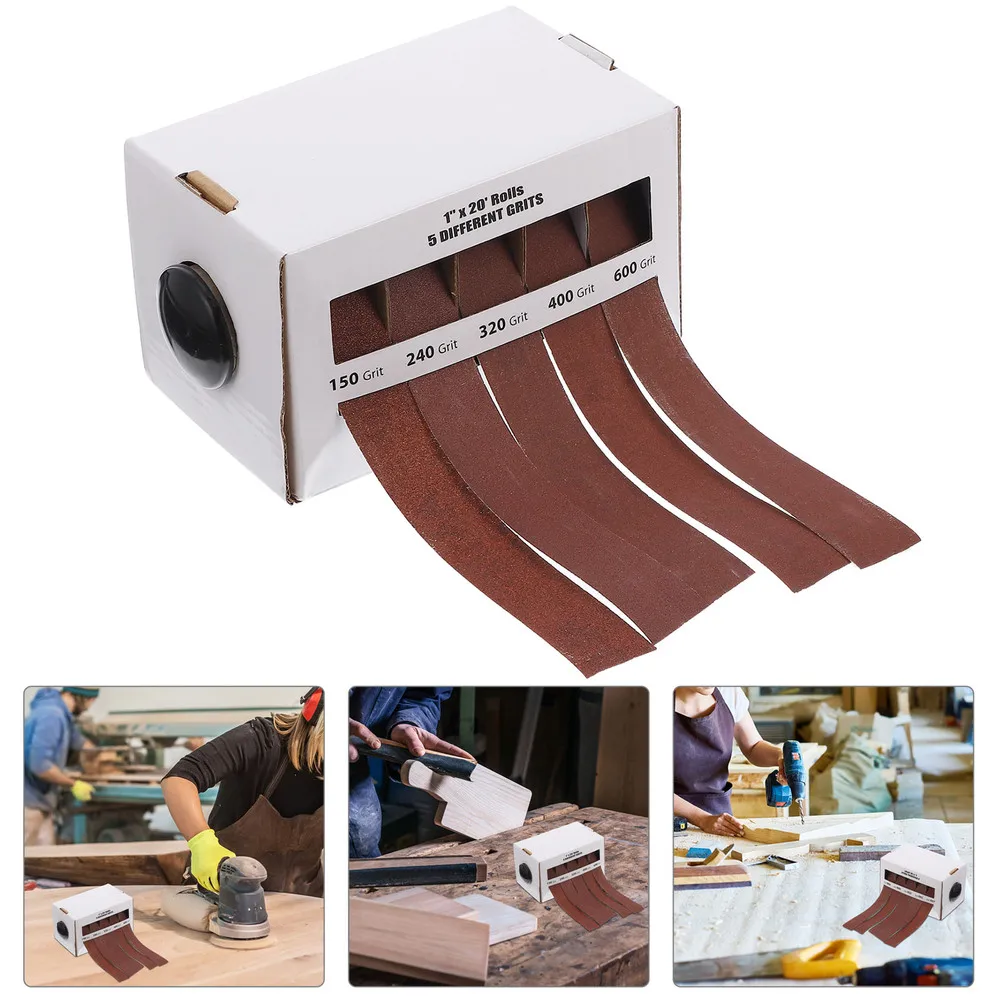 Boxed Abrasive Rolls Drawable Emery Cloth Roll Metal Glass Sanding Paper 
Boxed Abrasive Rolls Drawable Emery Cloth Roll Metal Glass Sanding Paper