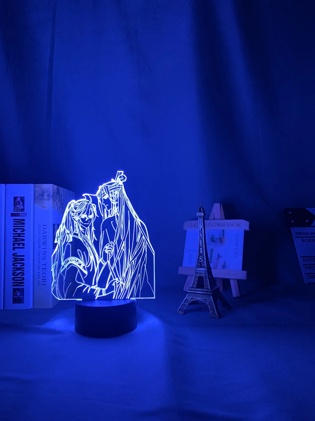 Акриловый 3d светильник BL Mo Dao Zu Shi лампа для декора кровати сенсорный цветной