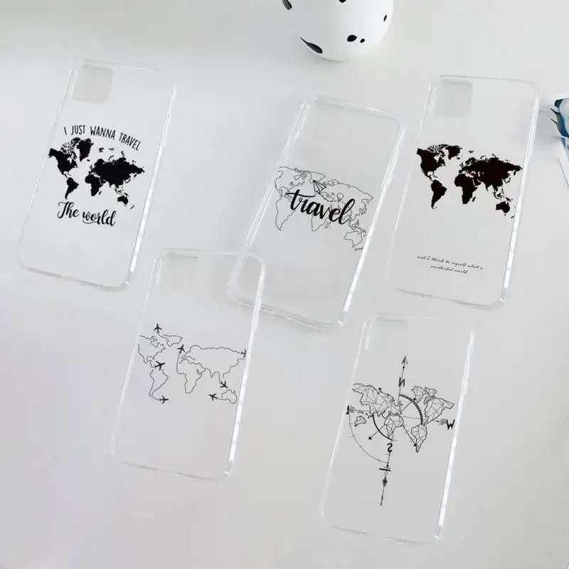 travel Airplane world map line Phone Case Clear Transparent for iPhone 11 12 13 mini pro XS MAX 8 7 6 6S Plus X 5S SE XR 2020
travel Airplane world map line Phone Case Clear Transparent for iPhone 11 12 13 mini pro XS MAX 8 7 6 6S Plus X 5S SE XR 2020