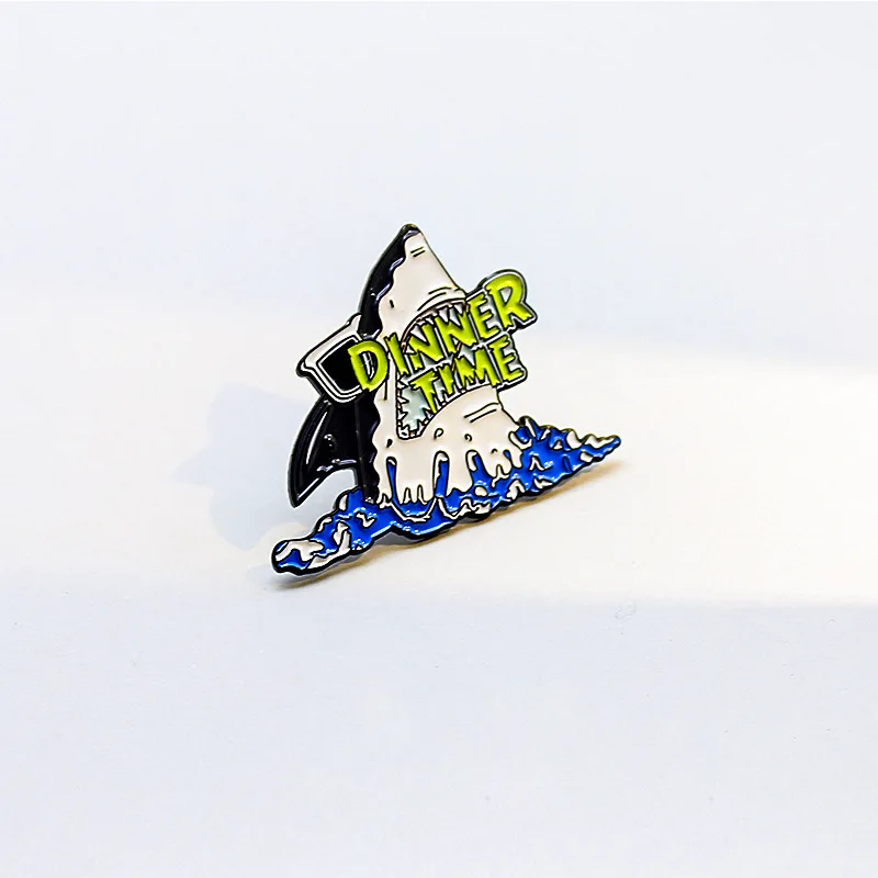 Whale Big Shark Brooch Personality Cartoon Anime Lapel Enamel Pins Sea Animal Style Backpack Badge Fashion Clothing Decoration
Whale Big Shark Brooch Personality Cartoon Anime Lapel Enamel Pins Sea Animal Style Backpack Badge Fashion Clothing Decoration