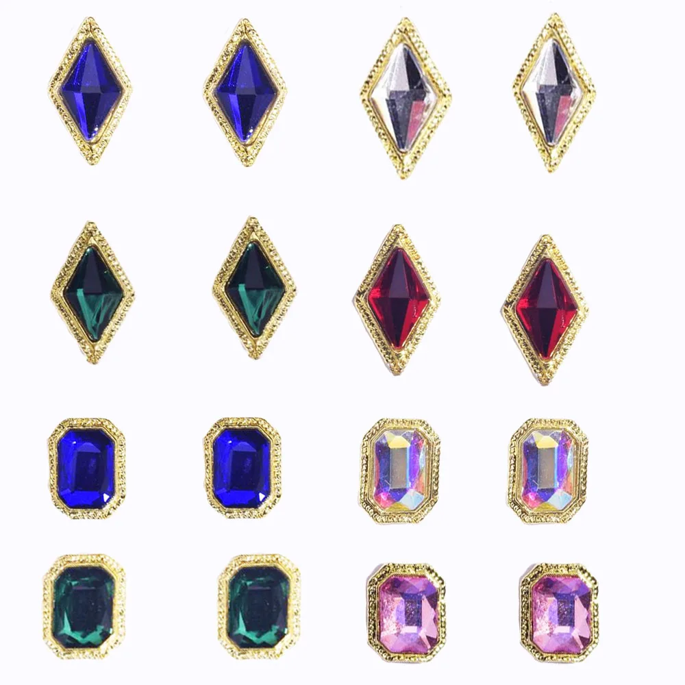 10Pcs Nail Art Diamond Decoration Different Shaped Crystal Transparent Glass Alloy Jewelry Gel Nail Polish DIY 37Designs Charms
10Pcs Nail Art Diamond Decoration Different Shaped Crystal Transparent Glass Alloy Jewelry Gel Nail Polish DIY 37Designs Charms