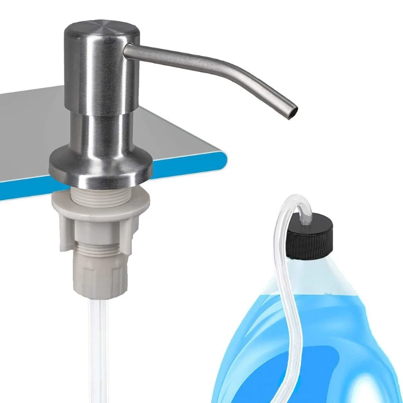 Stainless Steel Sink Soap Dispenser W/ Short Tube 15.7in Long Tube 31.5in M17E
Stainless Steel Sink Soap Dispenser W/ Short Tube 15.7in Long Tube 31.5in M17E