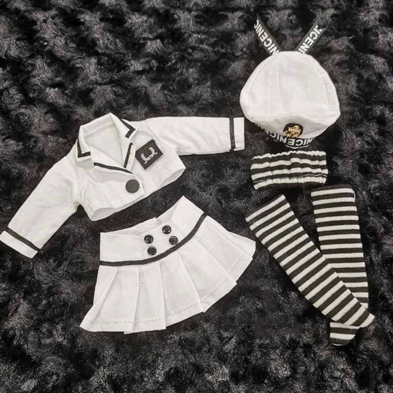 Bybrana Bjd Boll Clothes 1/31/41/6 Navel Exposed Small Navy Suit Uniform Military Uniform
Bybrana Bjd Boll Clothes 1/31/41/6 Navel Exposed Small Navy Suit Uniform Military Uniform