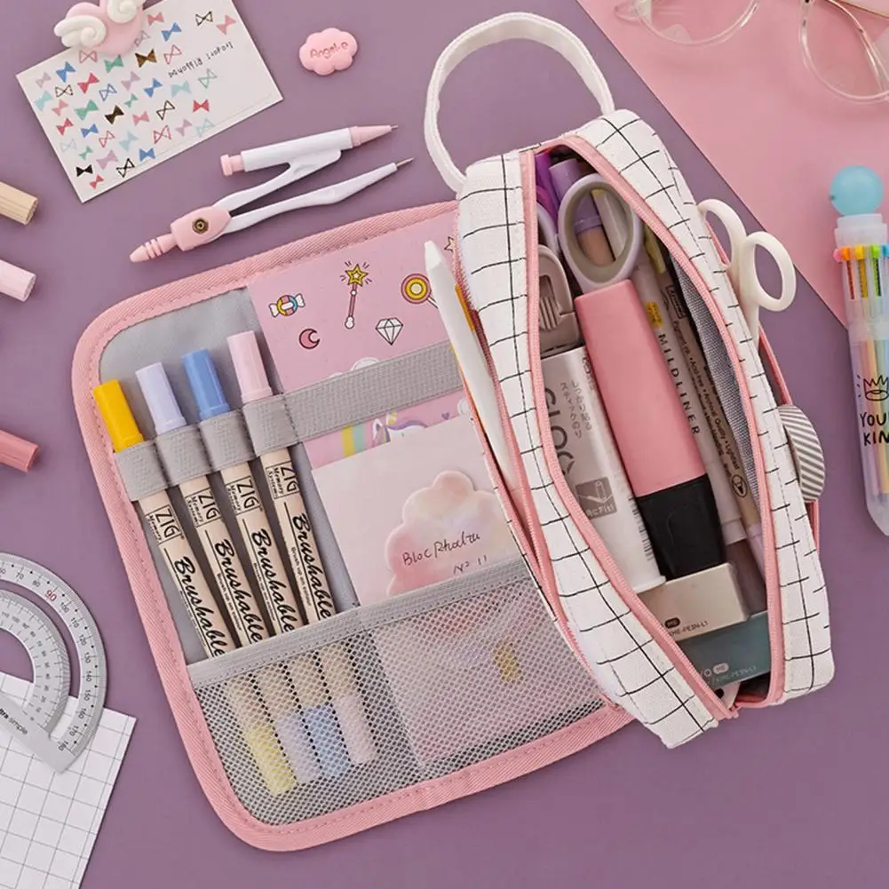 Unique Designs Children's Pencil Bag Wear-resistant Durable Zipper Canvas Large Pencil Case for School
Unique Designs Children's Pencil Bag Wear-resistant Durable Zipper Canvas Large Pencil Case for School