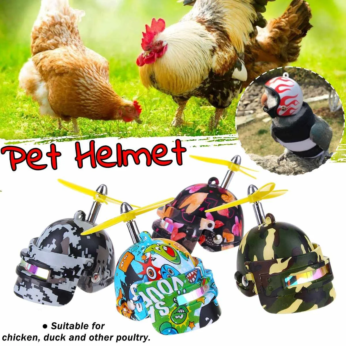 Chicken Helmet Small Pet Hard Hat Bird Duck Quail Hat Headgear Pet Chicken Helmet Bird Head Helmet Pet Supplies 1 Pcs
Chicken Helmet Small Pet Hard Hat Bird Duck Quail Hat Headgear Pet Chicken Helmet Bird Head Helmet Pet Supplies 1 Pcs