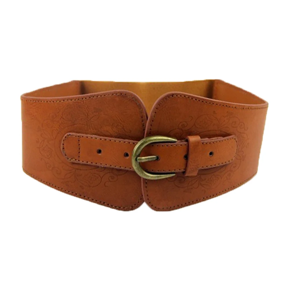Super Wide Vintage Women Faux Leather Totem Elastic Stretch Corset Cinch Belt BLTLL0517 
Super Wide Vintage Women Faux Leather Totem Elastic Stretch Corset Cinch Belt BLTLL0517