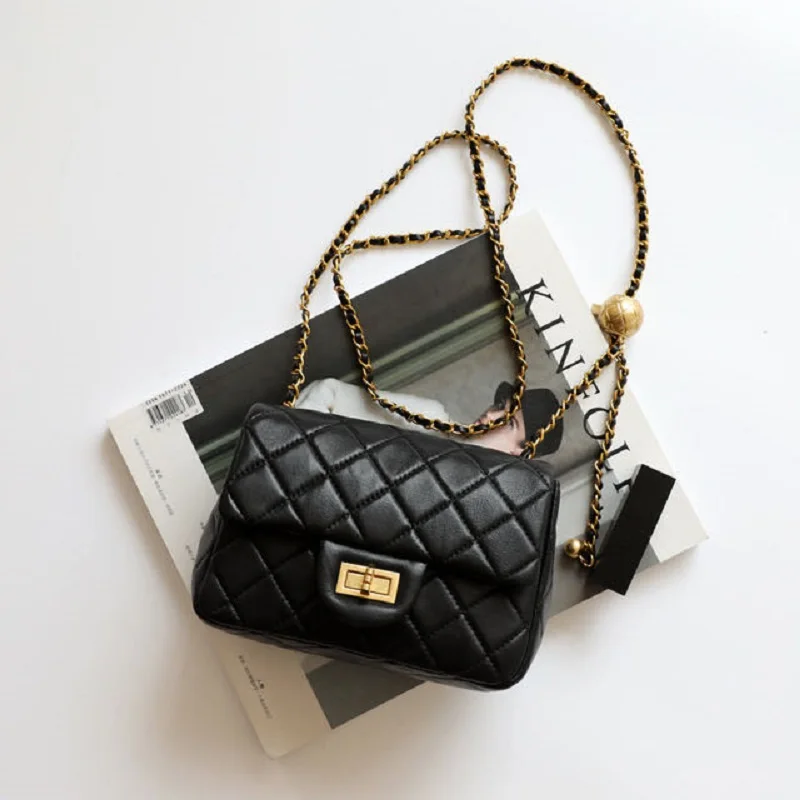 Women Genuine Leather Handbags Korean Fashion Plaid Chain Shoulder Messenger Bag Famous Classic Brand Designer Crossbody Bag
Women Genuine Leather Handbags Korean Fashion Plaid Chain Shoulder Messenger Bag Famous Classic Brand Designer Crossbody Bag
