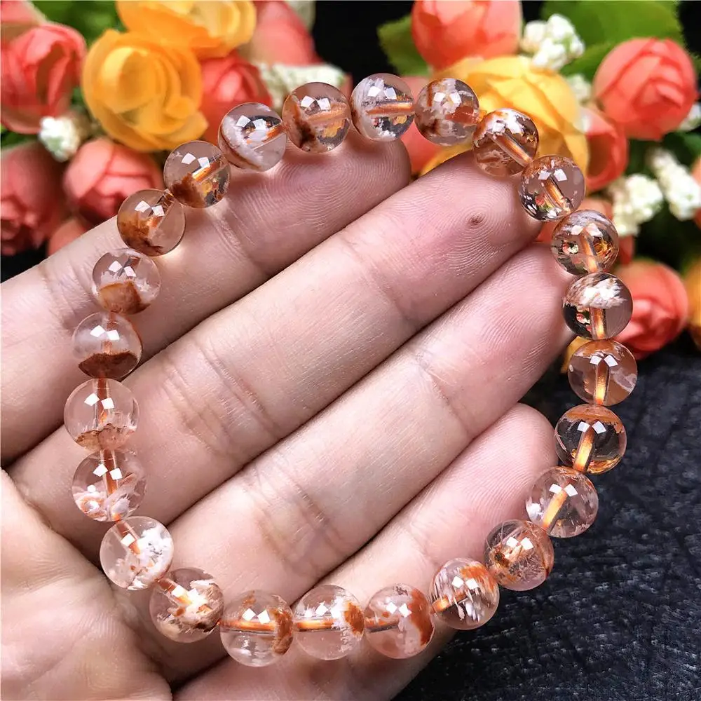 8mm Top Natural Cherry Phantom Quartz Bracelet For Women Men Crystal Round Beads Crystal Stretch Gemstone Fashion Jewelry AAAAA
8mm Top Natural Cherry Phantom Quartz Bracelet For Women Men Crystal Round Beads Crystal Stretch Gemstone Fashion Jewelry AAAAA