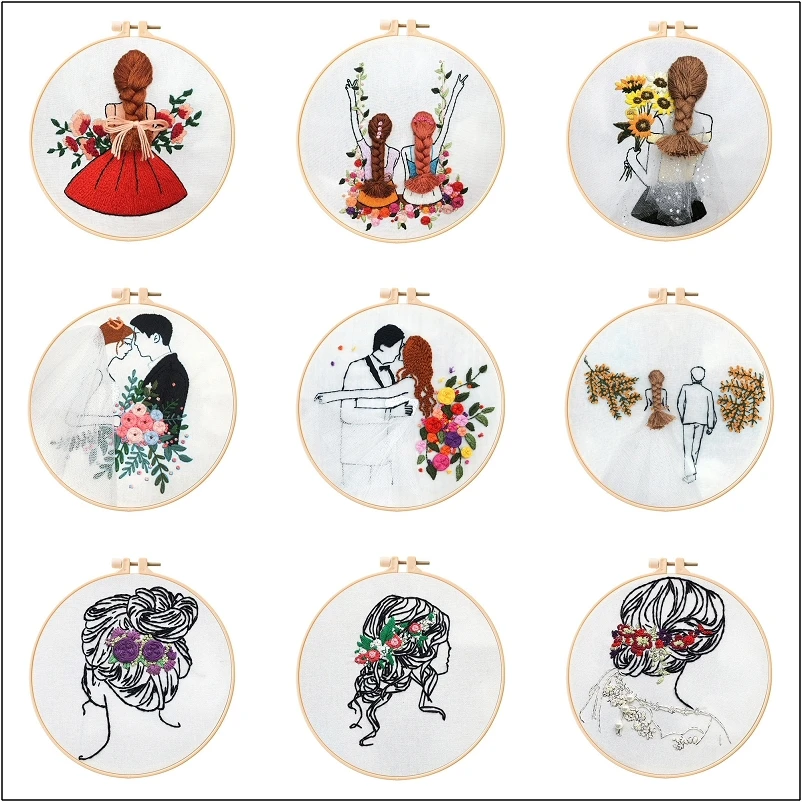 Girls Embroidery Kit for Beginners Full Range Embroidery Set Love Gift Cross Stitch Kit Craft Kits English Description
Girls Embroidery Kit for Beginners Full Range Embroidery Set Love Gift Cross Stitch Kit Craft Kits English Description