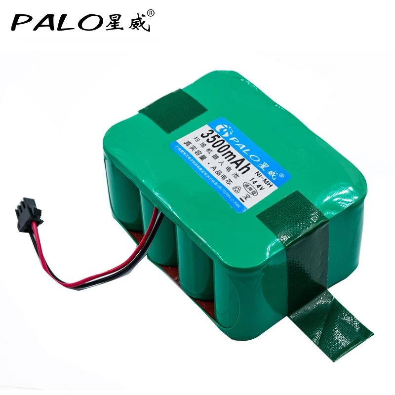 PALO 14.4V Ni-MH 3500mAh Vacuum Sweeping Robot High Quality Rechargeable Battery Pack For KV8/510B/S350 CleannaXR210 Series etc.
PALO 14.4V Ni-MH 3500mAh Vacuum Sweeping Robot High Quality Rechargeable Battery Pack For KV8/510B/S350 CleannaXR210 Series etc.