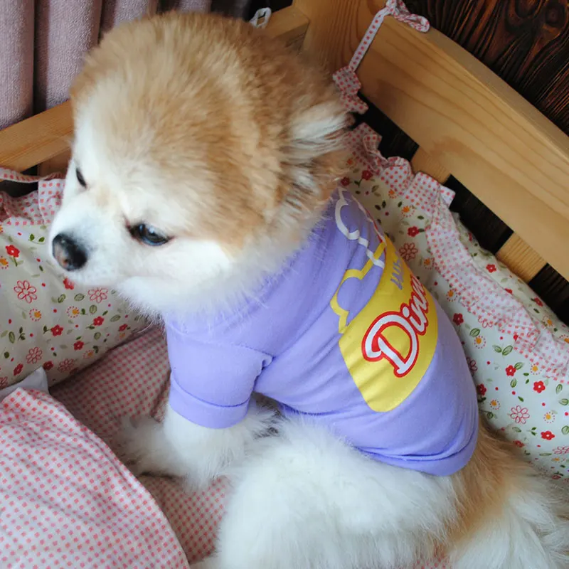 Classic Dog T-shirt Summer Cute Pet Clothes Bone Printing Dog Accessories Breathable Cotton Pet Supplies Fashion Cat Vest 
Classic Dog T-shirt Summer Cute Pet Clothes Bone Printing Dog Accessories Breathable Cotton Pet Supplies Fashion Cat Vest