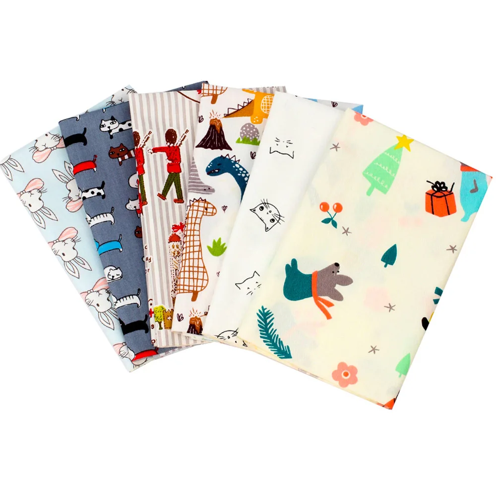 IBOW 100% Pure Cotton Fabric Cartoon Animals Print DIY Sewing Materials Home Textiles Mask Making Crafts Supplies 40*50cm/pc
IBOW 100% Pure Cotton Fabric Cartoon Animals Print DIY Sewing Materials Home Textiles Mask Making Crafts Supplies 40*50cm/pc