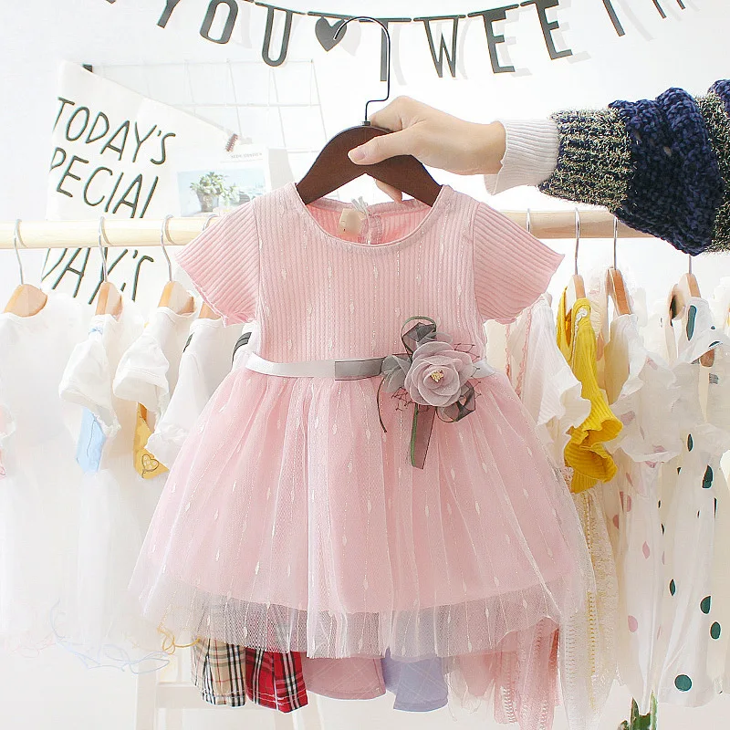 Spring Baby Girls Dress Children Mesh Cotton Flowers Cute Party Princess Dresses Summer Short Sleeve Sweet Clothes
Spring Baby Girls Dress Children Mesh Cotton Flowers Cute Party Princess Dresses Summer Short Sleeve Sweet Clothes