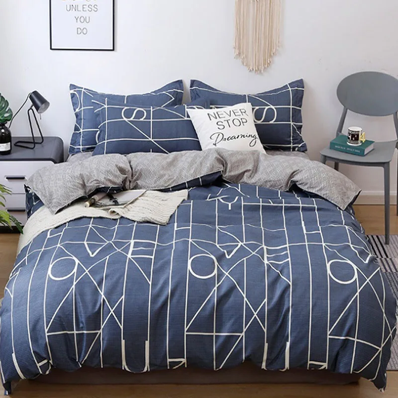 Home Textile Bedding Sets Cartoon Simple Duvet Cover Pillowcase Bed Sheet Kid Teen Boy Girl 3/4PCS Beding Sets Beding Cover
Home Textile Bedding Sets Cartoon Simple Duvet Cover Pillowcase Bed Sheet Kid Teen Boy Girl 3/4PCS Beding Sets Beding Cover