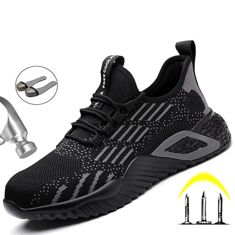 Lightweight Safety Shoes Men New Safety Boots Steel Toe Shoes Puncture-Proof Work Shoes Men's Boots Indestructible Shoes
Lightweight Safety Shoes Men New Safety Boots Steel Toe Shoes Puncture-Proof Work Shoes Men's Boots Indestructible Shoes