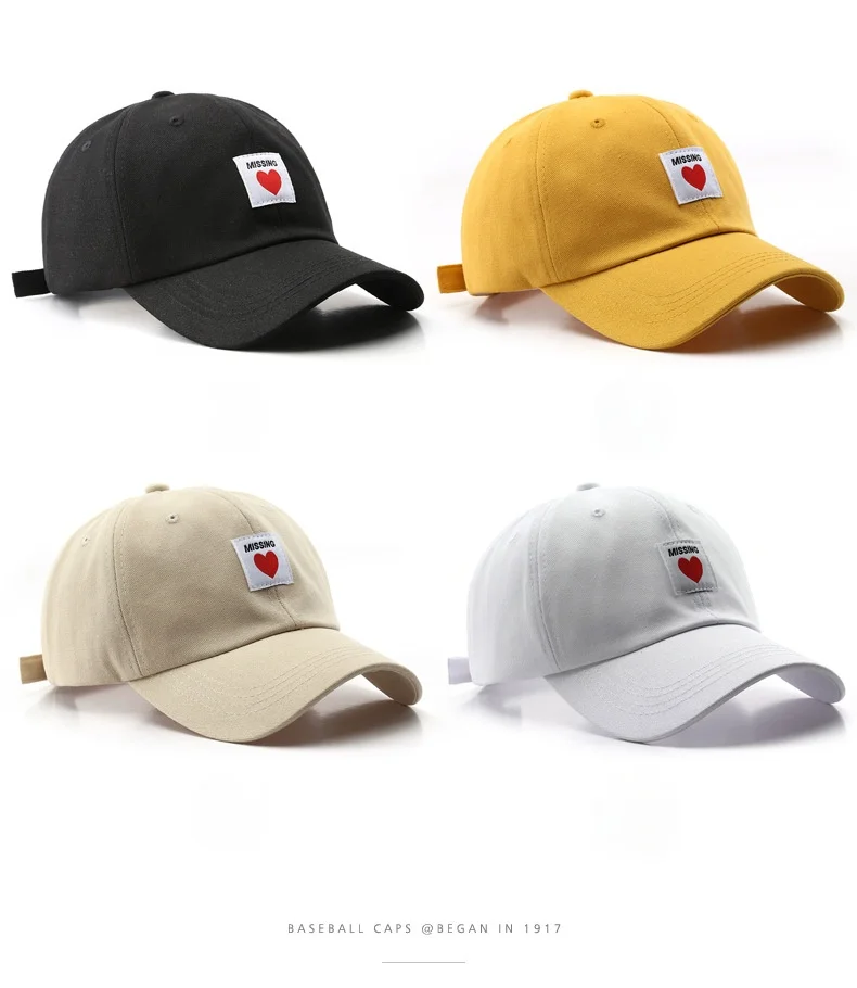 Cotton Baseball Cap for Women 2021 Summer Sun Hats Fashion "LOVE" Patch Caps Casual Snapback Hat Adjustable Unisex Couple Cap
Cotton Baseball Cap for Women 2021 Summer Sun Hats Fashion "LOVE" Patch Caps Casual Snapback Hat Adjustable Unisex Couple Cap