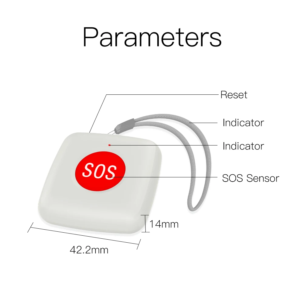 Tuya ZigBee SOS Button Sensor Alarm Elderly Children Alarm Emergency Help Switch Tuya Smart Life App Remote Control
Tuya ZigBee SOS Button Sensor Alarm Elderly Children Alarm Emergency Help Switch Tuya Smart Life App Remote Control
